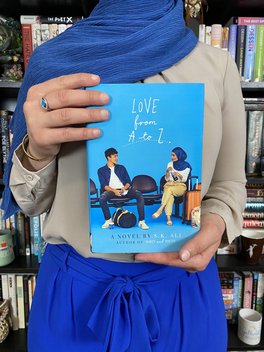 LOVE FROM A TO Z by  @SajidahWritesA Muslim love story.Two Muslims on the cover, 1 a hijabi.An unapologetic Muslim-American girl.A Muslim convert boy.Powerful & Heartfelt.It's difficult for me to put my feelings about this story into words. A must read. #LoveFromAtoZ