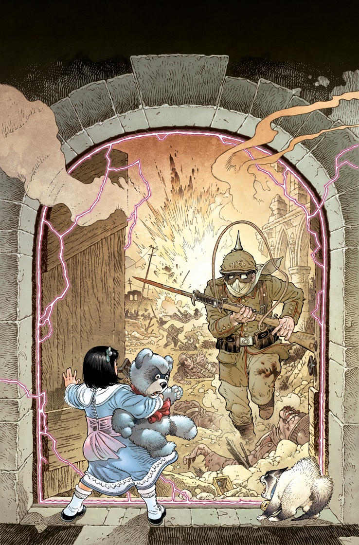 GR_comics's tweet photo. as boss @chris_ryall officially revealed it, here's the fully disclosed cover for #LOCKEandKey "In Pale Battalions Go" #1... naked art and with title and logo. Hope you'll dig ;) https://t.co/FgGn7KWlBN