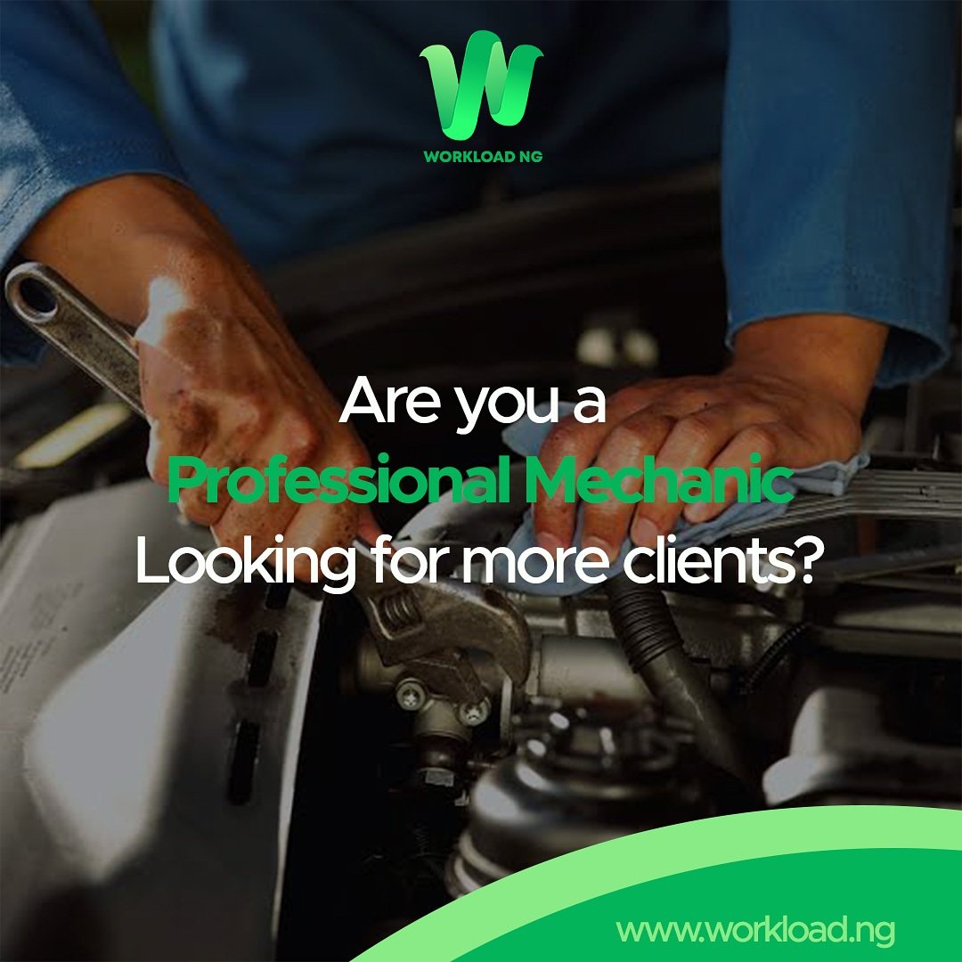 workloadng's tweet photo. As a Professional Mechanic are you in need of more customers? Sign up today...
https://t.co/OiIDenYLrT
#mechanic #car #engine #carmechanic #artisanhub #workloadng #fix #fixcar #work #customerservice #realcustomer #connect #online #easter #skilled #labour #handwork #safety #work https://t.co/WWqfZanidQ