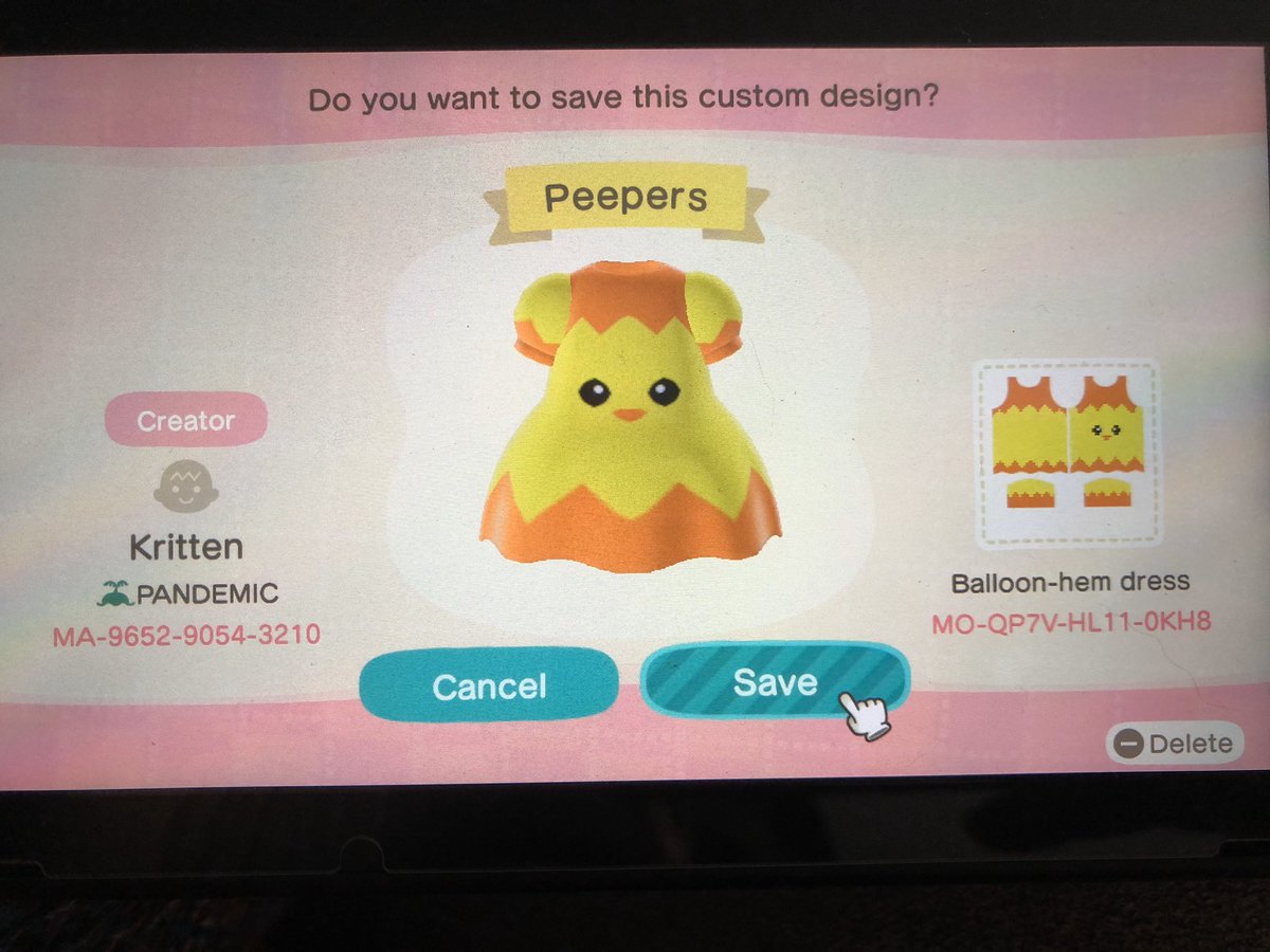 KristenPileri's tweet photo. Some more EASTER outfit designs! #eggdress #egghat #chickdress #AnimalCrossingClothes #AnimalCrossingDesigns #animalcrossingeggday #eggday #BunnyDay #easterclothes #AnimalCrossingNewHorizons #animacrossing https://t.co/U2UXs1bJ4x