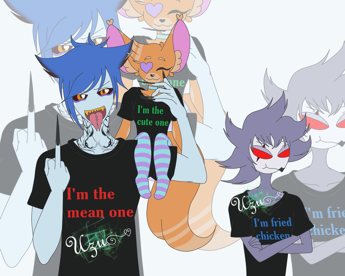 Leashk_'s tweet photo. Guess who bought t-shirts for everyone~ 8'D
I couldn't resist >///>
#Hazbinhoteloc #Hazbin_hoteloc #HHOC #Malphas #Frix #Jay https://t.co/1tUIDltQCd