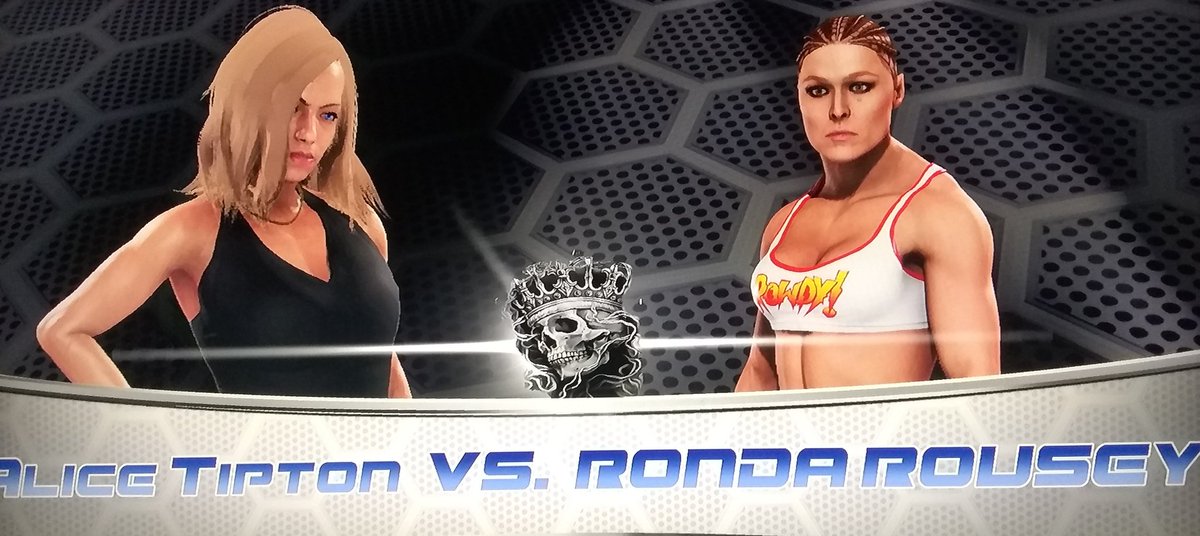 THEWMRWRESTLING's tweet photo. Alice Tipton vs Ronda Rousey for the first time ever tonight #WmrFatality https://t.co/nRF3cOHD1y