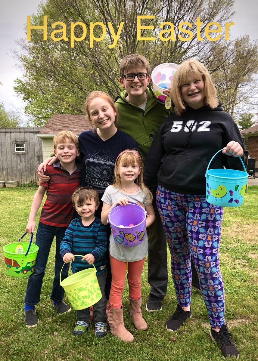 We hide eggs for the kiddos, then they hide eggs for us. :)