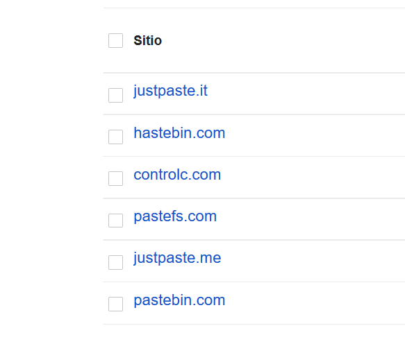 Germán Fernández on Twitter "[OSINT] Ya que Pastebin elimino la