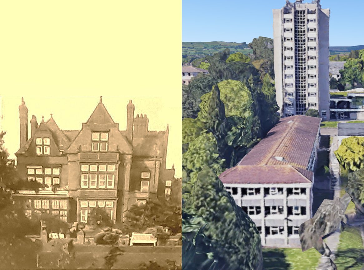22) Craigisla/Tal-y-Werydd House Pen-y-Lan (now student halls for Cardiff University).