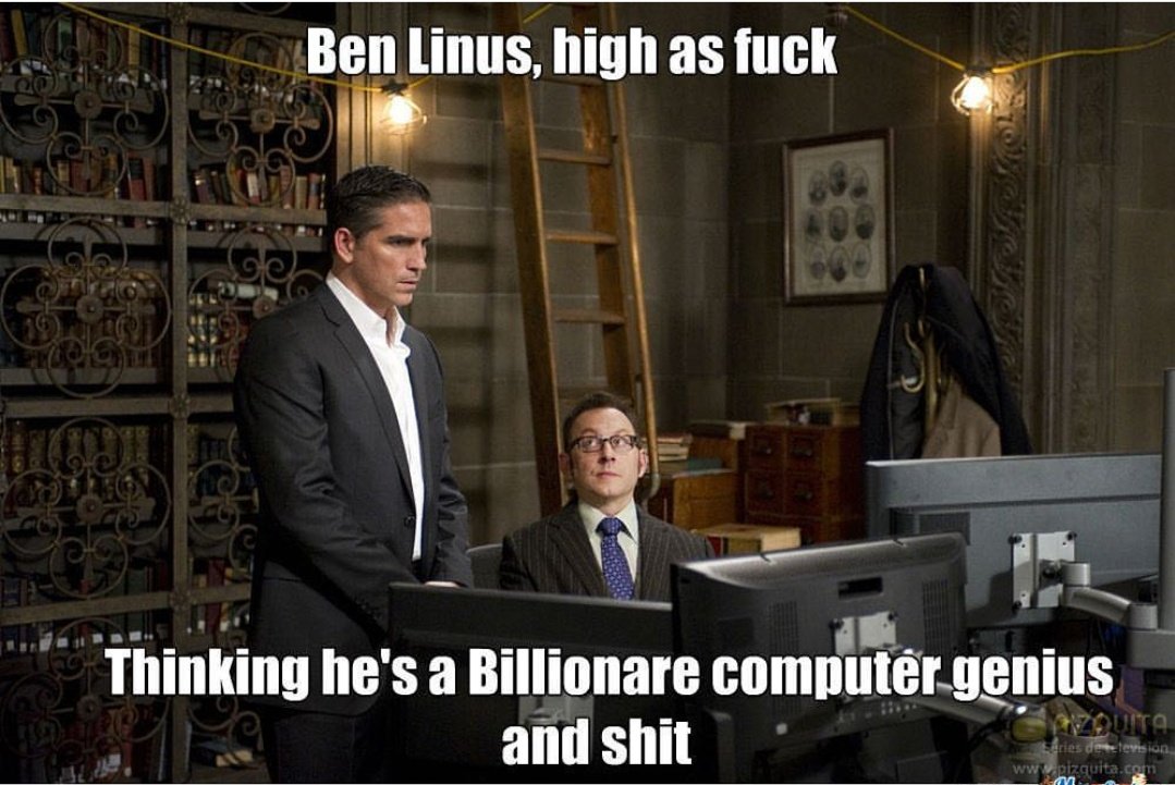 GayForAI's tweet image. 🤣🤣🤣
#Lost #BenjaminLinus #PersonOfInterest