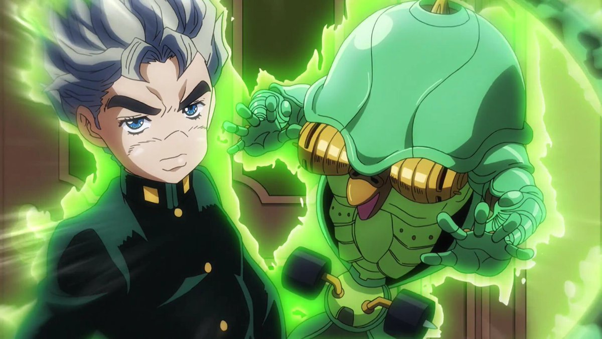 Another stand is named after a pink floyd song this time it’s Koichi’s with it being named after the song echoes from the album Meddle