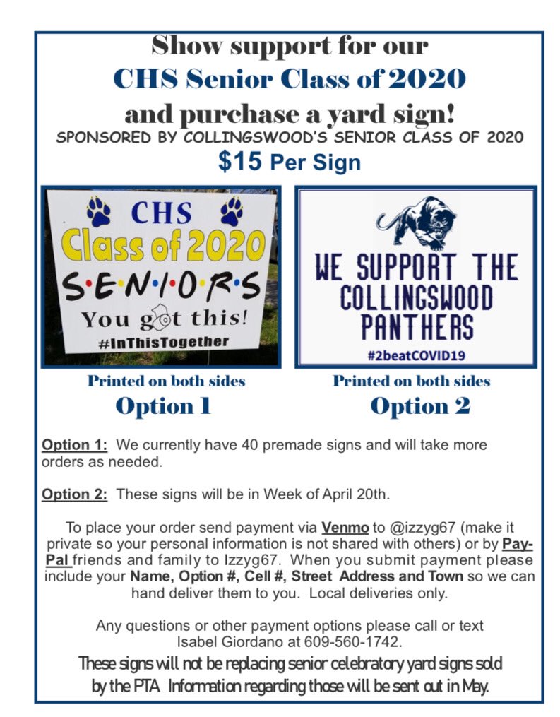 Collingswood Class of 2020 tweet media