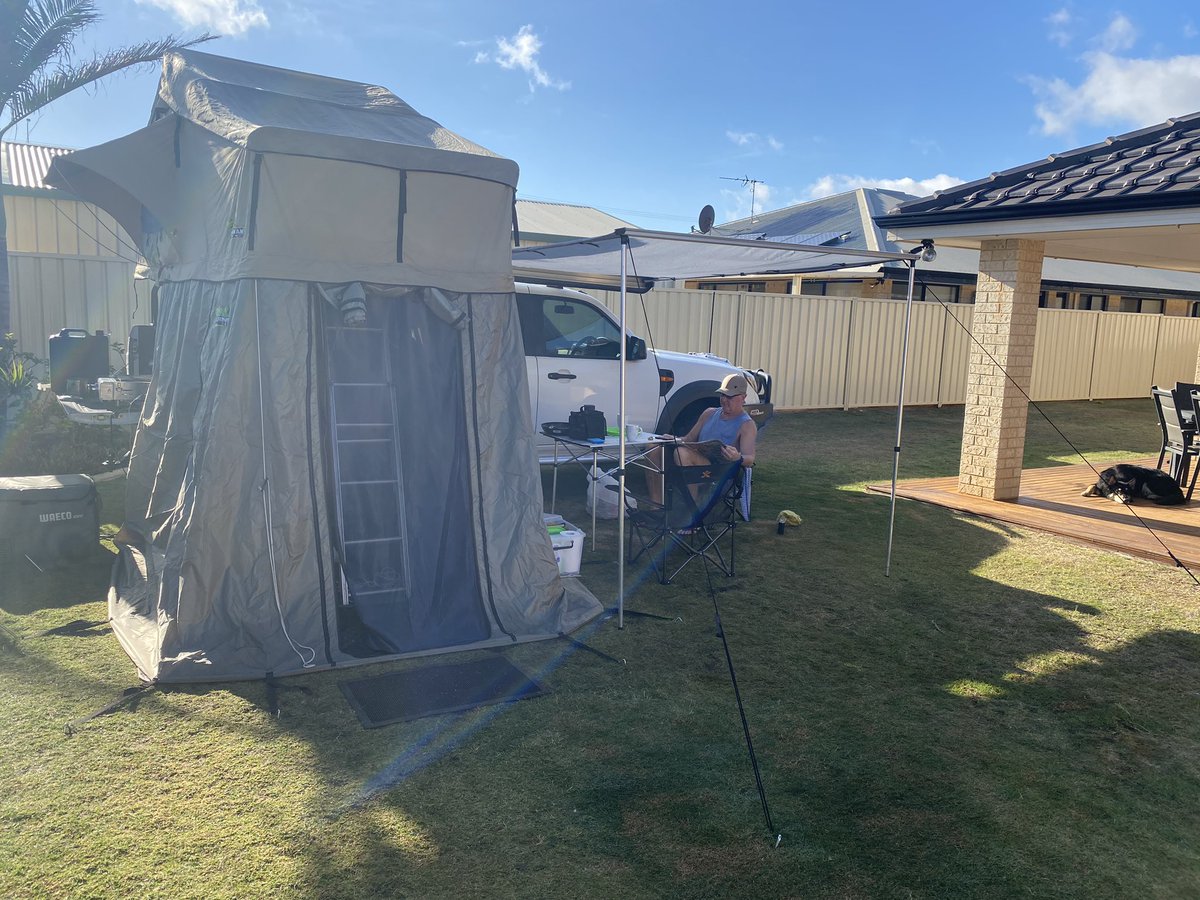 Happy Easter MWG..... still managed to go camping, albeit at home. #fb