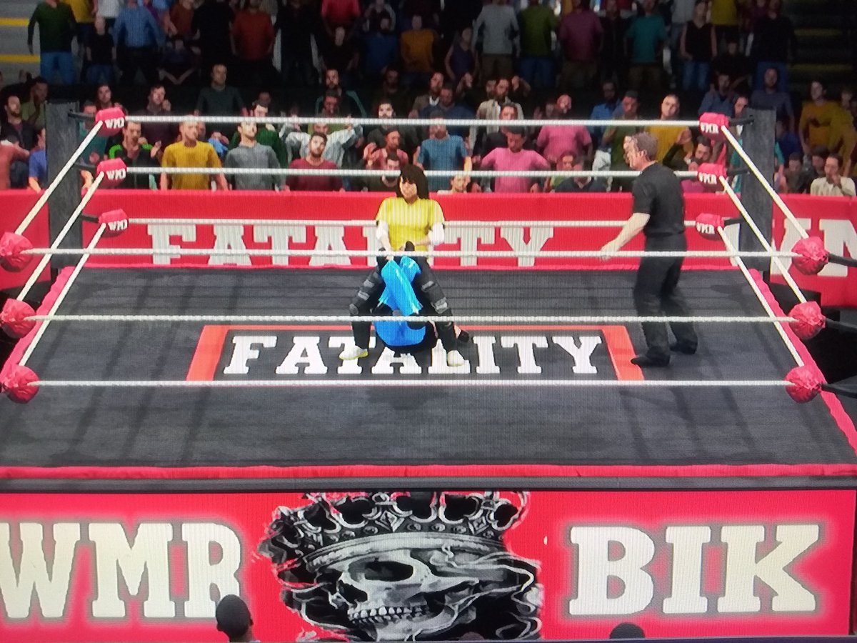 THEWMRWRESTLING's tweet photo. Laci Tipton makes Jacqueline tapout on #WmrFatality with her submission https://t.co/sqOb6WRF5O