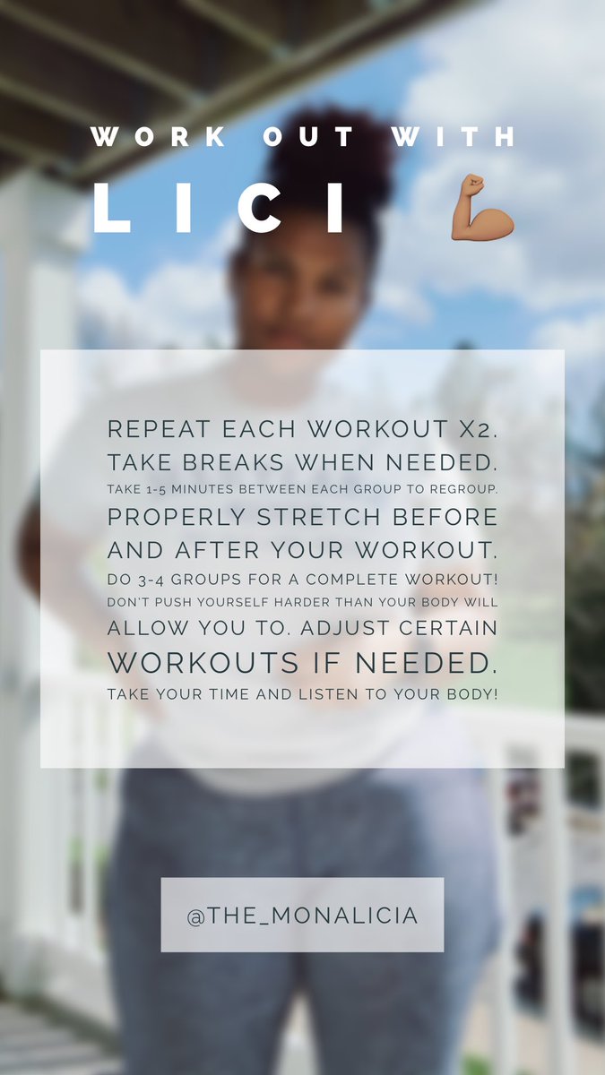 Within a few short days, SEVERAL people inquired about my workout routines. They’ve already started + are loving it, and now you can, too. I am no fitness guru but I’ve been creating my at-home workouts for a few years now + they WORK.So here’s a thread dedicated to them.