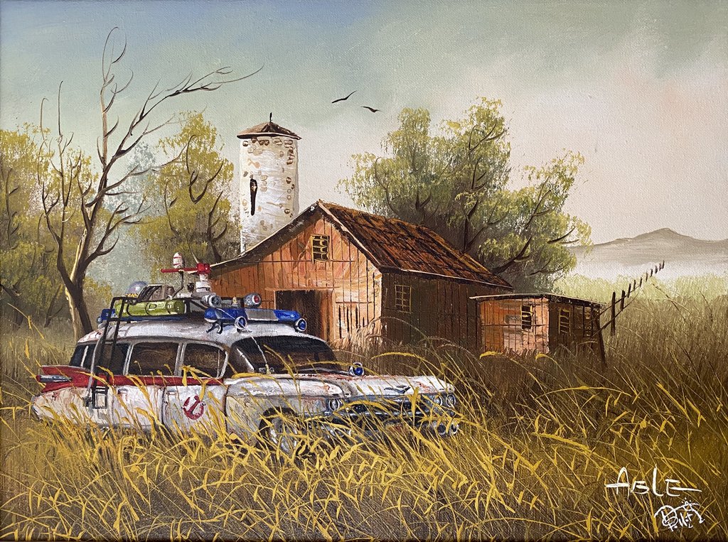 JunkyardDemento's tweet photo. Cool Art - PASSENGERS IX - by @DavePollotArt @Galleries1988 #art #ghostbusters @ecto1 #geekart #popart #whoyougonnacall #modernart #fanart #artsaturday #saturdayart  #davepollot #ghostbuster https://t.co/9faQNo65YL
