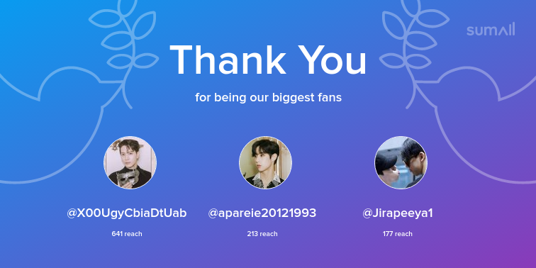Jacksonwang94B's tweet photo. Our biggest fans this week: X00UgyCbiaDtUab, apareie20121993, Jirapeeya1. Thank you! via https://t.co/y3ljm25oxy https://t.co/UHfieKvOIl