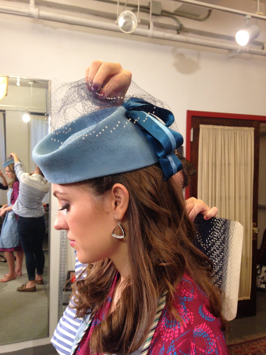 Arnold Levine made the most beautiful felt tilt-hat that Julia used to add to signal we had gone from try-outs in Cleveland to Ohio state finals. But the script changed, those competitions got merged together and the hat became superfluous.   #madeinNY   #PlaybillPlayback