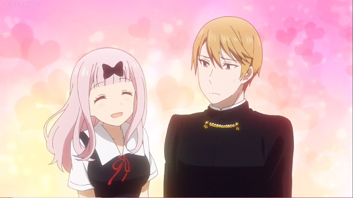 thread of chika screencaps from episode one, season two of kaguya sama love is war
