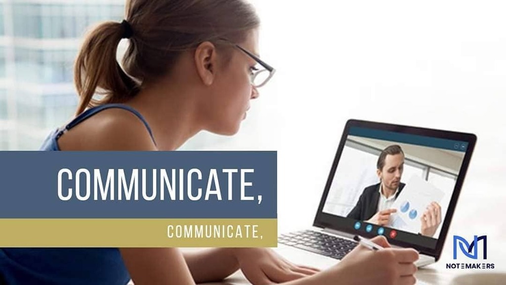 NoteMakerssl's tweet photo. If you don’t usually work from home, chances are there will be some bumps in the road if you have to suddenly go fully remote. The key to steering through these bumps is communication—especially with your manager and direct reports. Either before you make the switch or as so… https://t.co/6uK0TcTv7g