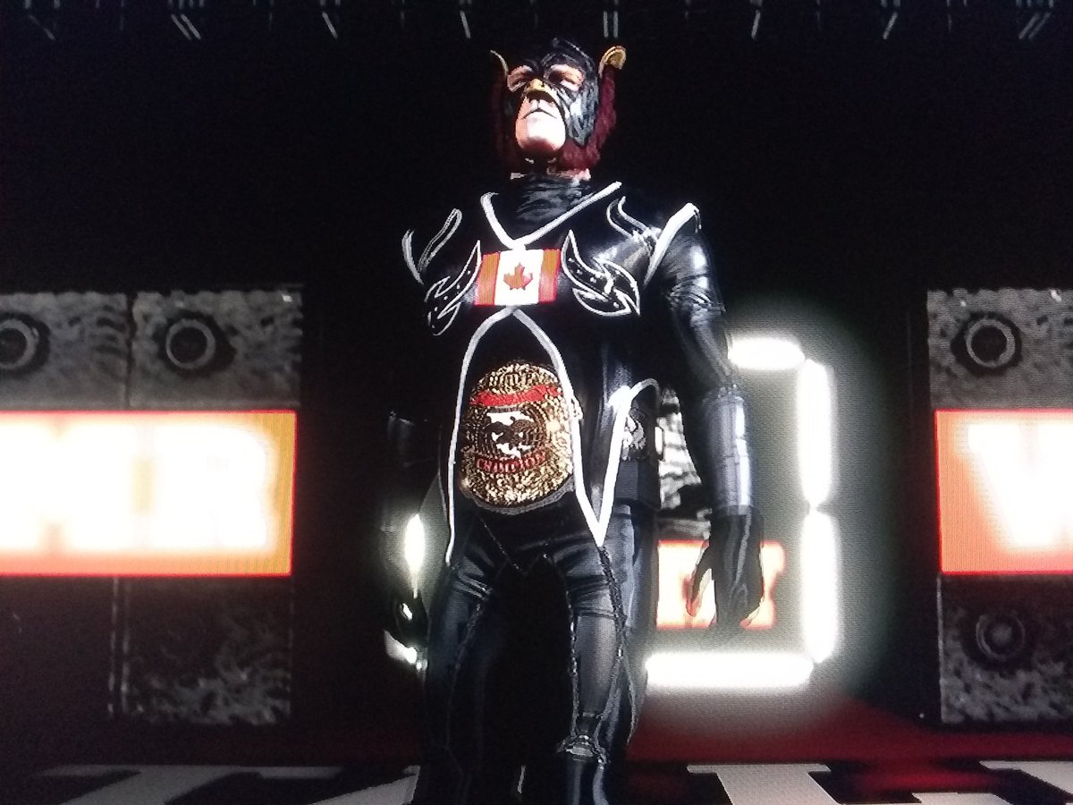 THEWMRWRESTLING's tweet photo. The Canadian Black Bear @CanadianBsmt with yet another win as he defeats @BlackHeartAuraa #TA on #WmrFatality in a classic match https://t.co/tN2jw2AnOm