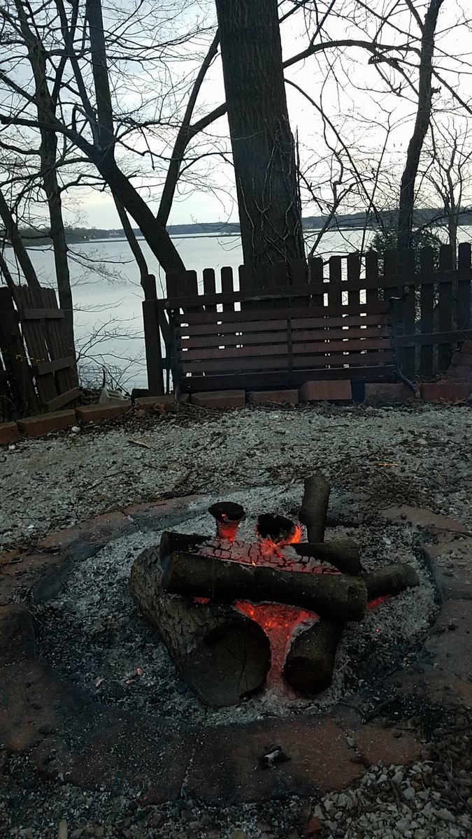 BirleED's tweet photo. I was enjoying the fire and view with my girl on my side but it started raining. #CaroleKilledHerHusband #COVID19 #FuckTheWeather https://t.co/gPlEZzv4Rt