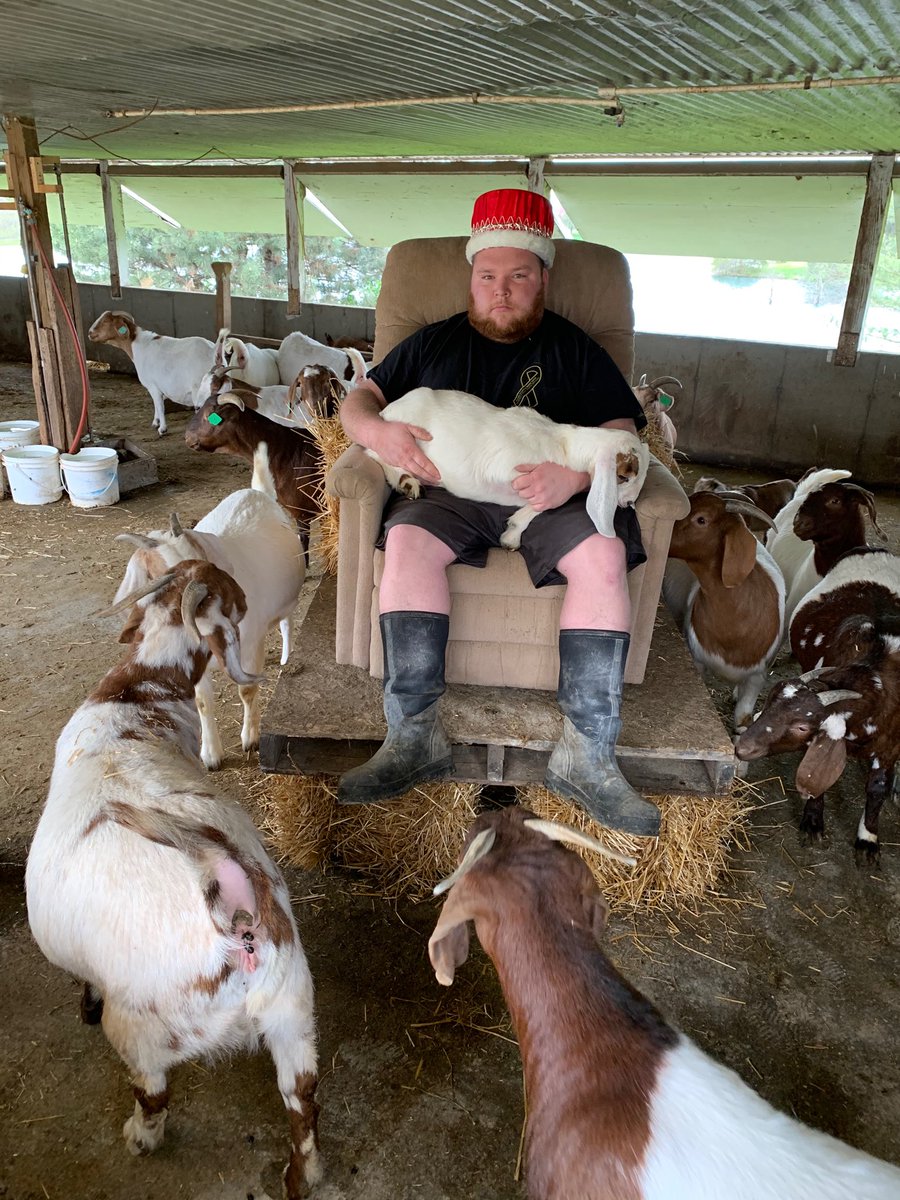 mhaas54's tweet photo. I don’t know what all the fuss is about the Tiger King show because I’m the Goat King https://t.co/kPycNdYuZn