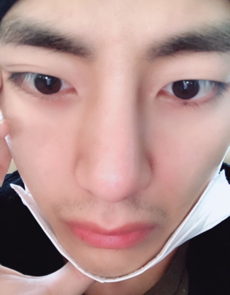 A thread of taehyungs mustache