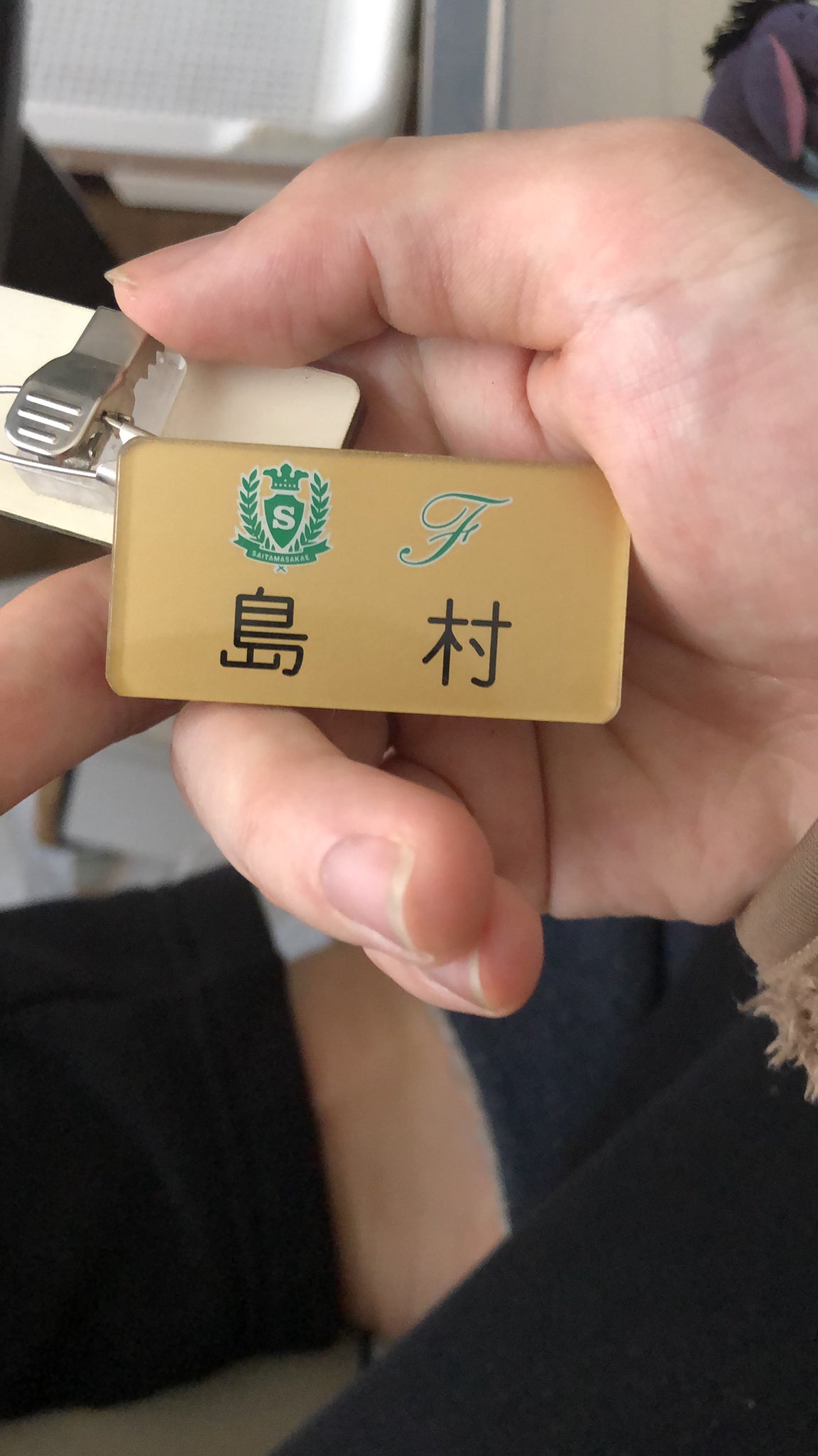乳首　名札  / X