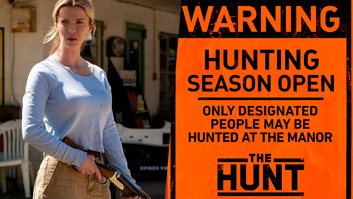 (The Hunt 2020) Most recently the "controversial" movie to be released is a satire of political affiliations that takes aim at virtually everyone. Betty Gilpin plays a full throttle, hilarious, badass as she fights for survival amidst a Most Dangerous Game type hunt.