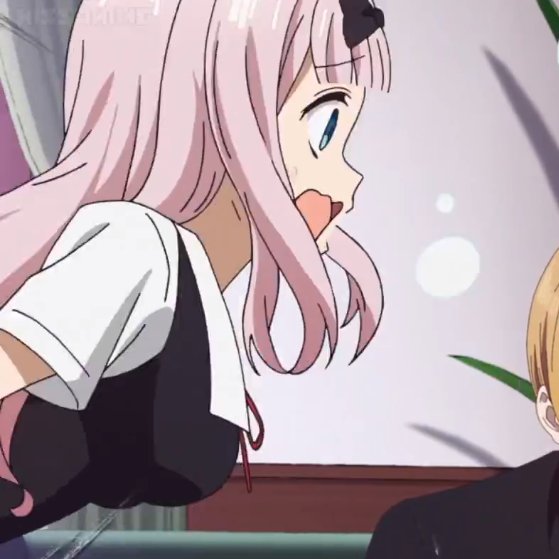 thread of chika screencaps from episode one, season two of kaguya sama love is war