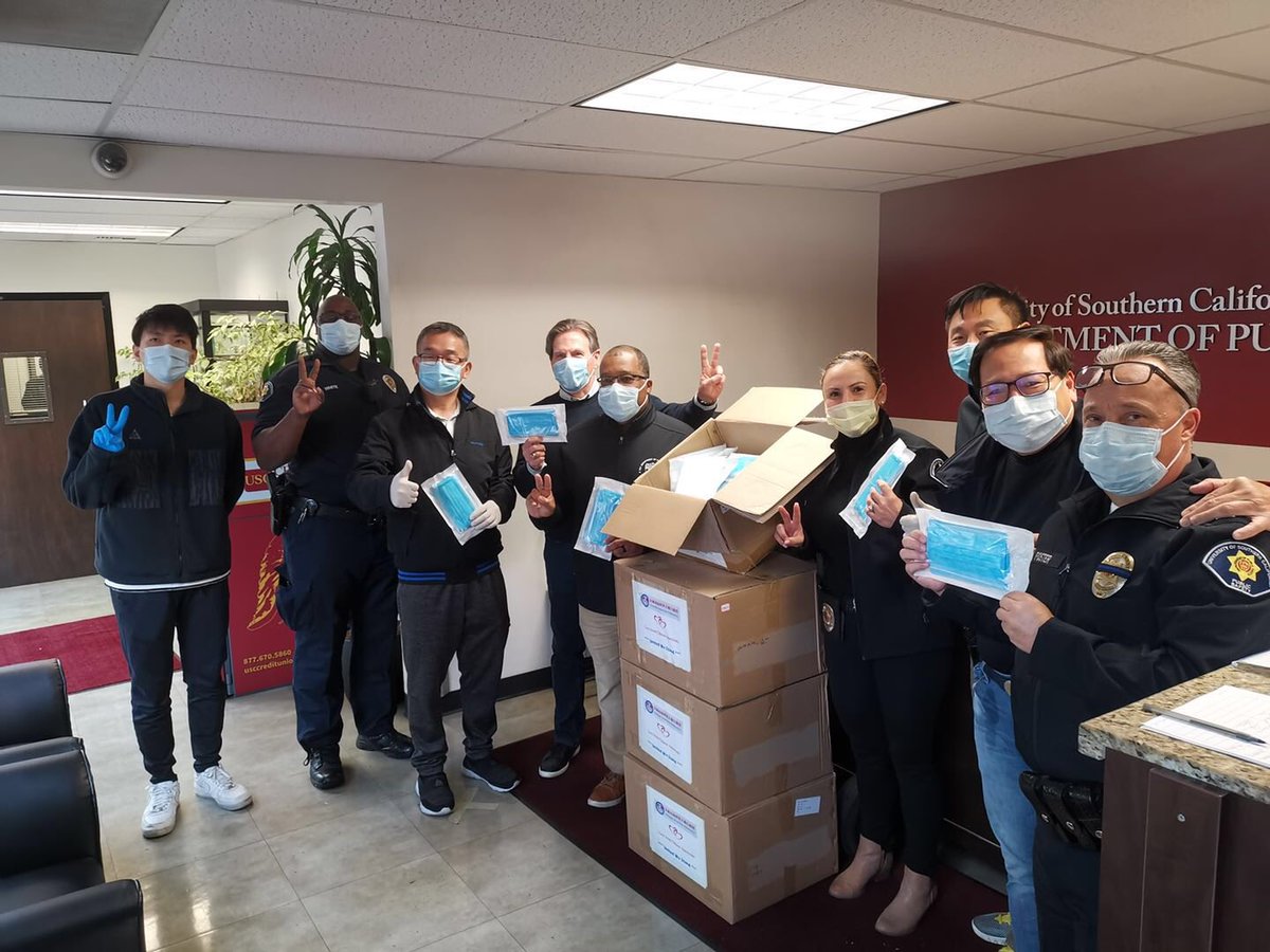 Members of the Chinese Chamber are contributing to the fight against the pandemic: Synthesis Design + Architecture is working with the mayor’s office to provide 3D printed PPE for our medical professionals. Chamber chairman Chester Chong is donating masks to the LAPD.  #cccla