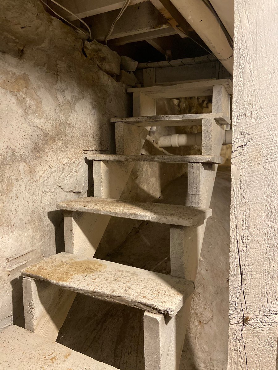 So the basement is more a cellar than a basement. There’s no access from inside the house. It’s got stone foundations and stairs that go nowhere, and frankly it’s kind of creepy.