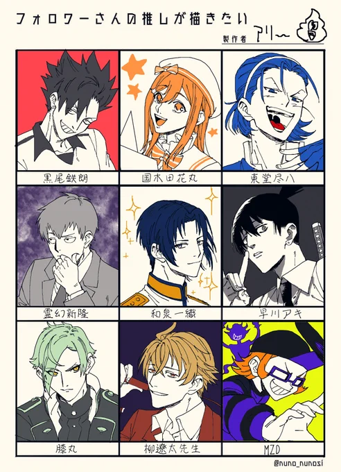 第二弾 遅くなってもうしわけねえ～ありがとうございました～!
#フォロワーの推しが描きたい 