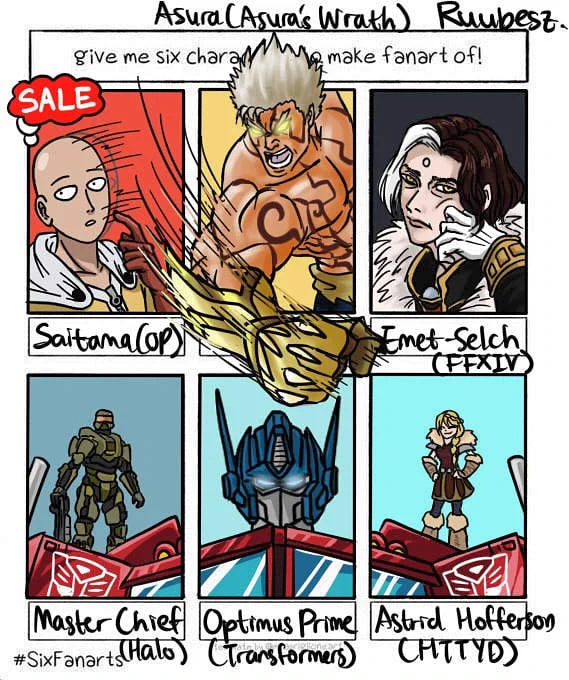 #SixFanarts My other versions (had to rush it a bit)
Enjoy! 