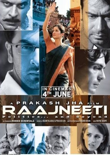61st Bollywood film  #Raajneeti Well... Really nice ensemble cast, and for sure the story is solid... but to be honest I found it engaging only in parts. Technically it was good but emotionally it may have been lacking.