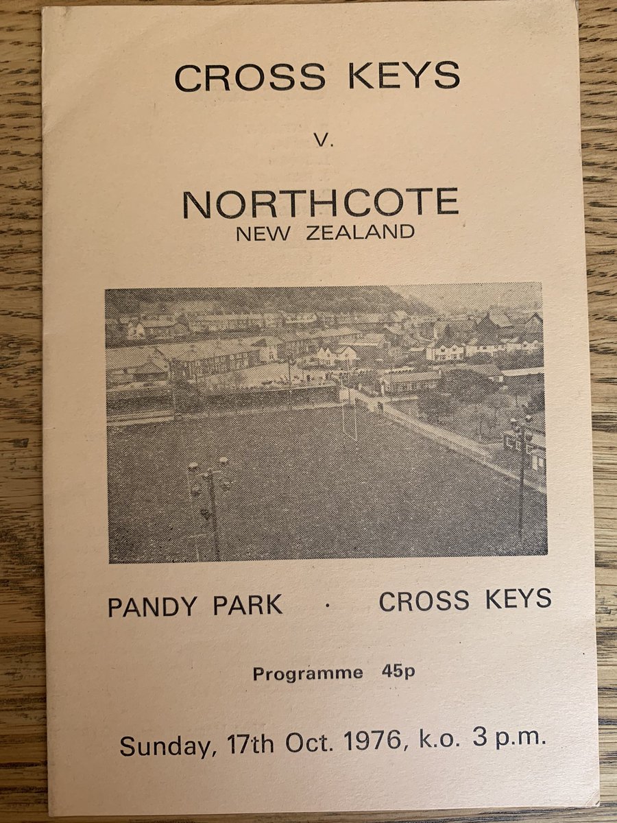 And for bonus train spotting for sports fans, he also helped host a visiting team from Northcote when he was living in Crosskeys up in the Valleys
