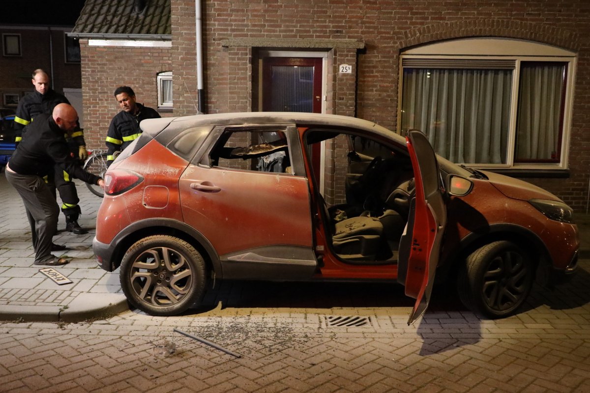 Melding brandweer Beatrixhof Tilburg inzake brandstichting