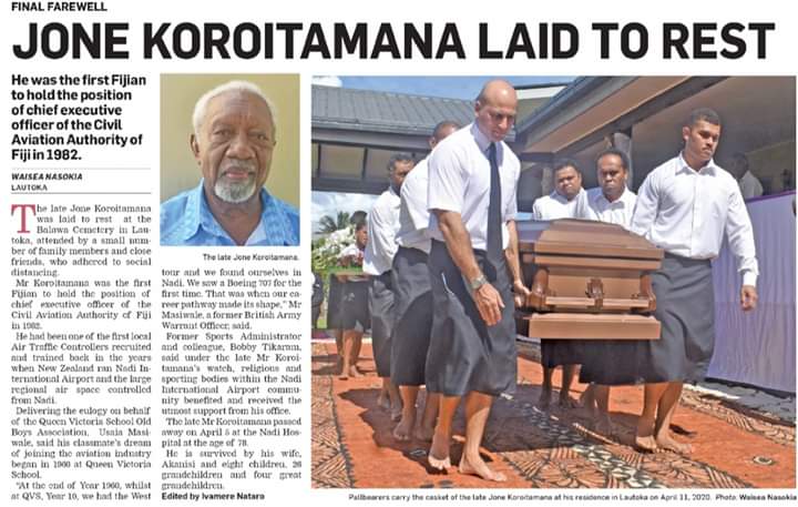 kalouvinaka's tweet photo. Fiji sun mistakenly posts a photo of a Nakelo man mr Usaia masiwale instead of the actual man that passed away may he rest in Love MrJone koroitamana on an article today.🤦‍♂️🤦‍♂️🤦‍♂️🤦‍♂️

#JUST_KAYA_TU_GA https://t.co/e35HYRJc5J