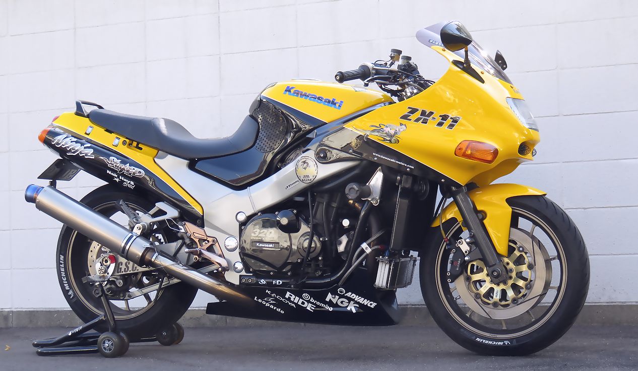 カワサキ ZZR1100 グラブバーレス 自作品 カワサキ ZZR1100 グラブバーレス 自作品