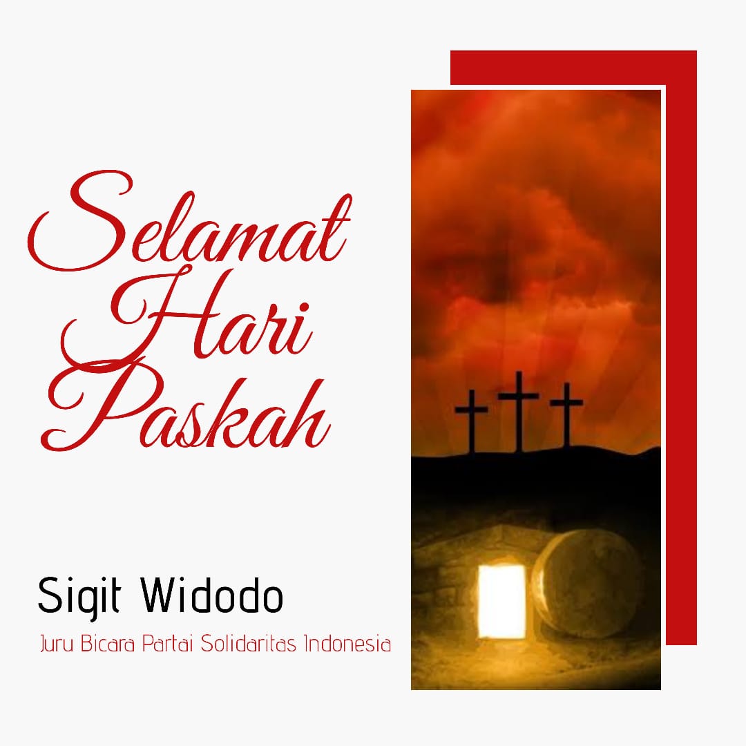 sigitwid's tweet photo. Selamat Hari Paskah.

Semoga kebangkitan-Nya selalu memberi harapan bagi seluruh umat manusia.

#paskah https://t.co/Gvqa0nKiec