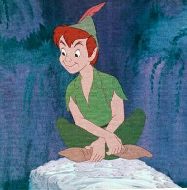 Louis Tomlinson as Peter Pan, a thread
