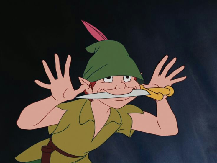 Louis Tomlinson as Peter Pan, a thread