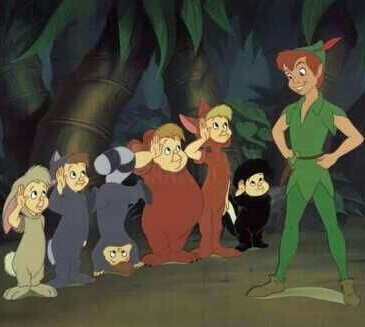 Louis Tomlinson as Peter Pan, a thread