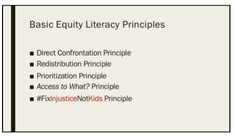 Annika Pint On Twitter Hear Pgorski Katyswalwell Discuss Equity Detours That Pull Resources Away From Meaningful Equity Work Explore The Basic Principles Of Equity Literacy In This Second Of