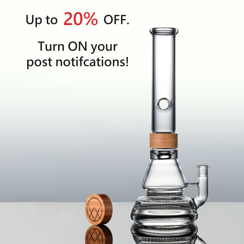 420 sale starts Sunday! Don’t miss out on the bong that’s revolutionizing the game. Fully modular, effortless to clean and it helps plant trees with every purchases 🌳.