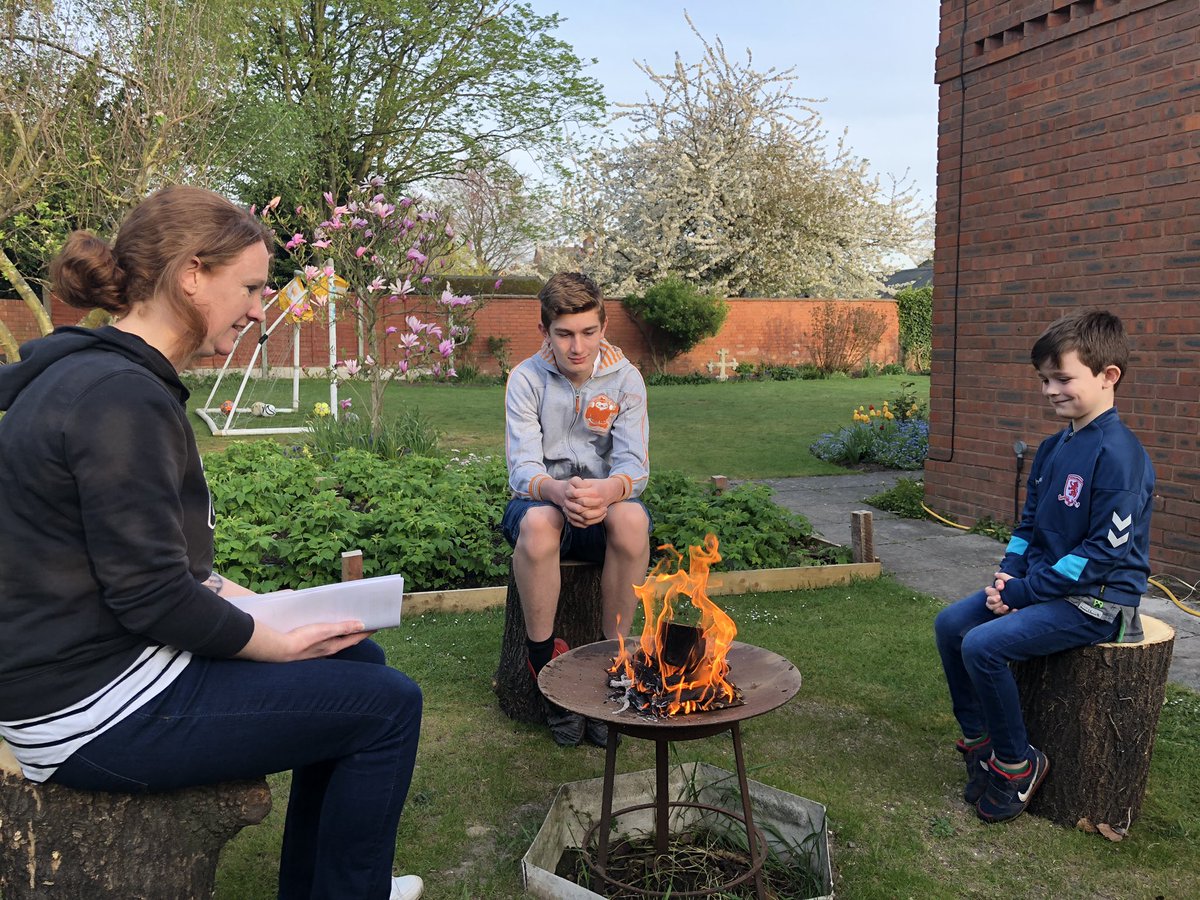 Bit of a different start to Easter Sunday this year, but this ‘slightly after dawn’ service was really special. Now we’re eating Easter eggs!