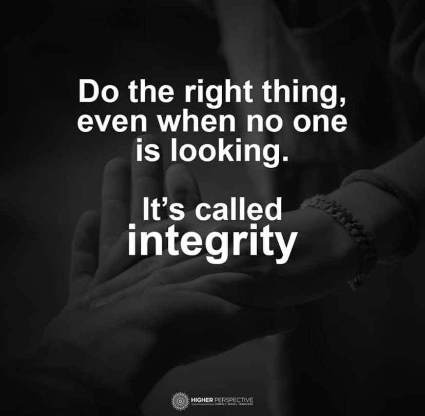 It is the times of crisis that our leadership and integrity is measured.