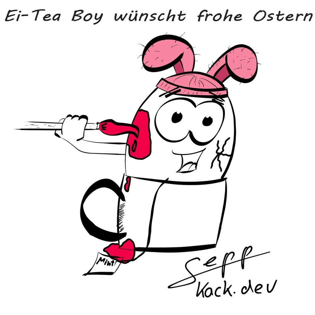 KackDev's tweet image. Der IT Boy wünscht frohe Ostern!--------------- #coderhumor #programmieren #cartoon #digitalcartoon #analogcartoon #cartoondrawing #cartoonart #kackdev #devcomic #entwicklerhumor #devlife #developerlife #programming #webdeveloper #javascript #webdev #css… instagr.am/p/B-31sT6HGjH/