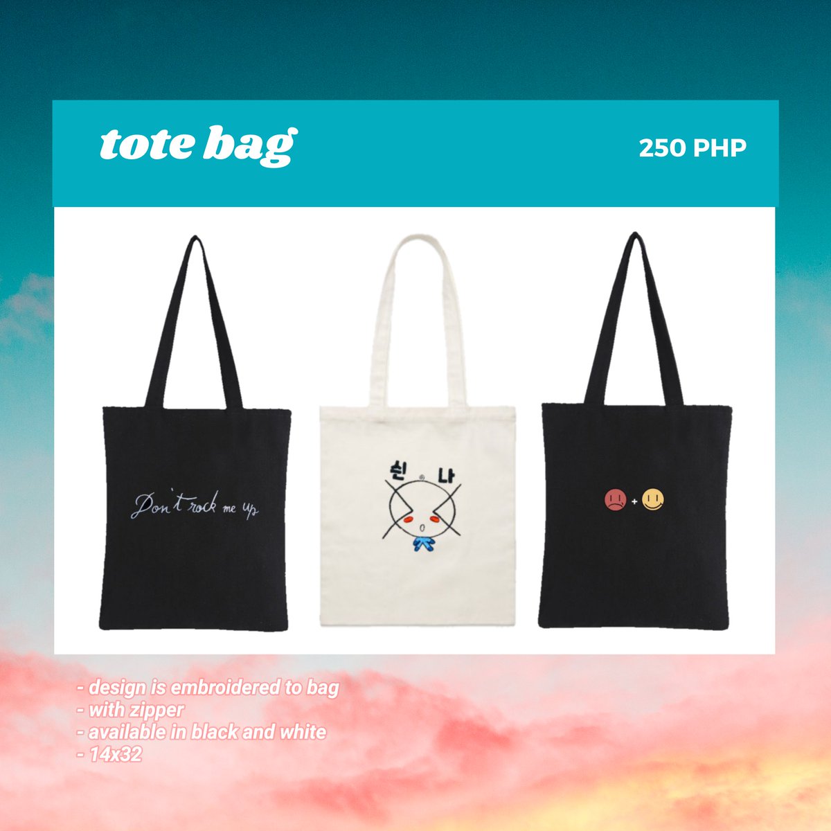 x1corner's tweet image. [BATCH 4] CSY, HSW &amp;amp; LHG Bucket Hat, Shirt and Tote Bag ✨

💰 280 PHP - Shirt
💰 250 PHP - Hat
💰 250 PHP - Tote Bag
Buy all for 750 PHP only.

DOO: May 9
DOP: May 10

Order Form:
forms.gle/pNmHanqV9m33Ev…

#SEUNGYOUN #HANGYUL #SEUNGWOO