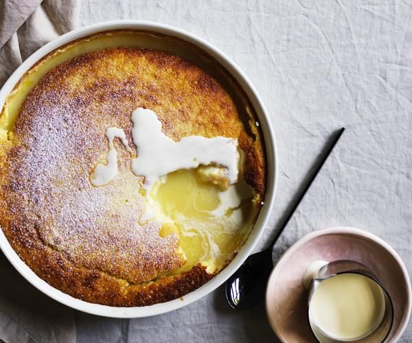 GourmetTweets's tweet photo. These are the lemon puddings of your dreams. https://t.co/bAJUNdfZFU https://t.co/6mQr2YCDul