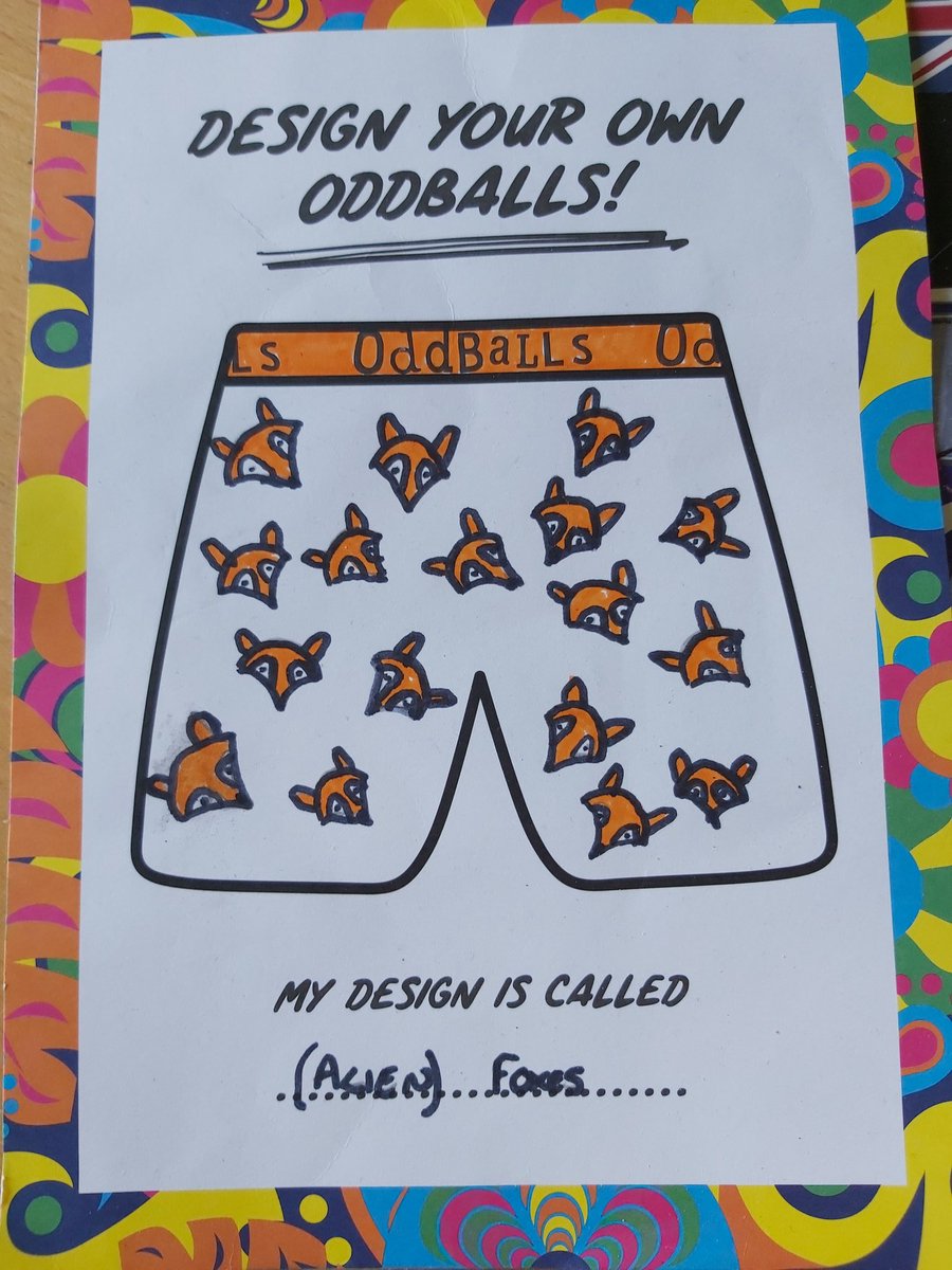 afoxonabike's tweet photo. @myoddballs my lack of artistic talents mean my foxes look slightly more alien like😂 #myoddballssubscription https://t.co/fYkb2eLn9Q