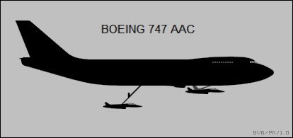 Boeing proposa naturellement son tout nouveau 747. De petits chasseurs, spécialement conçus seraient transportés dans le fuselage, et pourraient être largués et récupérés en plein vol.