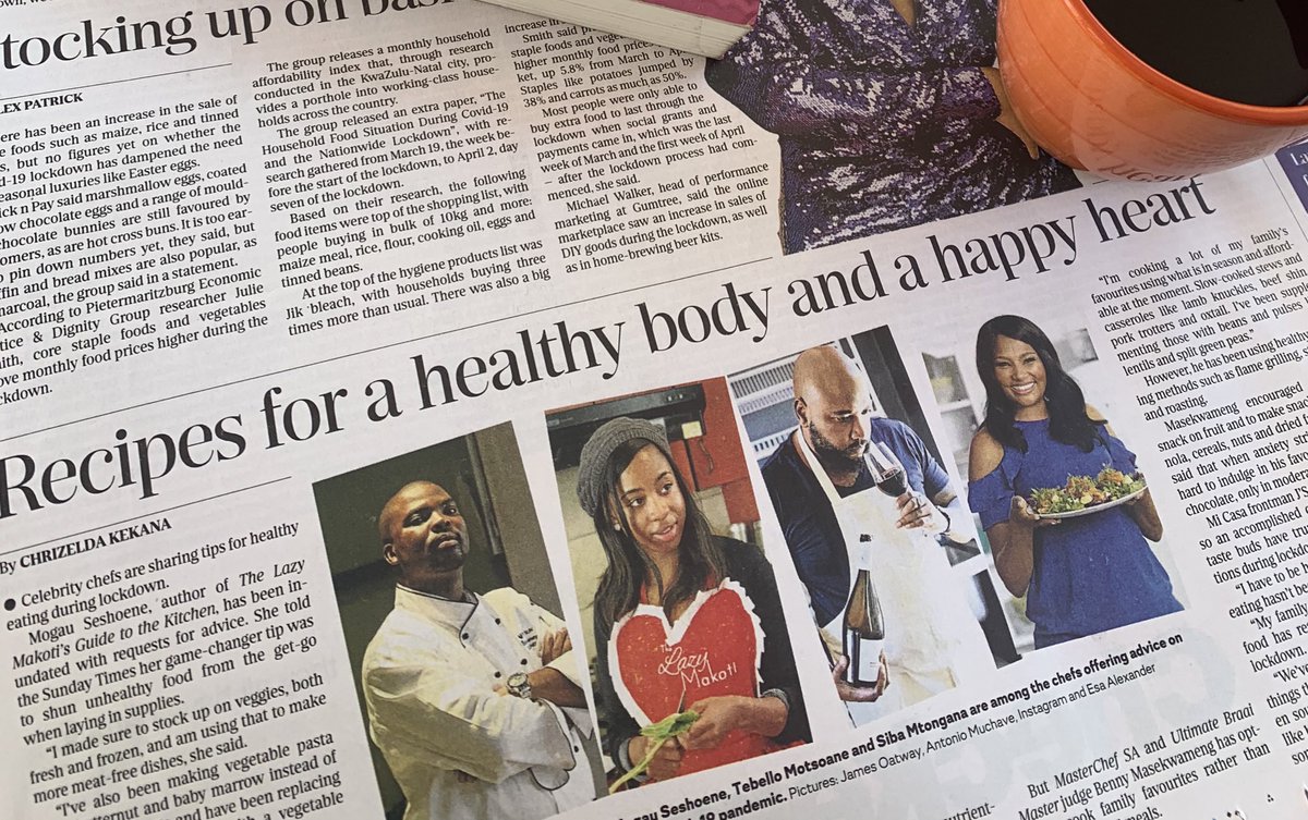 Seasoned_Africa's tweet photo. Thank you @SundayTimesZA for the love #LoveChange #UnitedApartSA https://t.co/byrh2csJTc